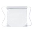 Harris Clear Vinyl Stadium Compliant Cinch Backpack | https://www.bestnamebadges.com