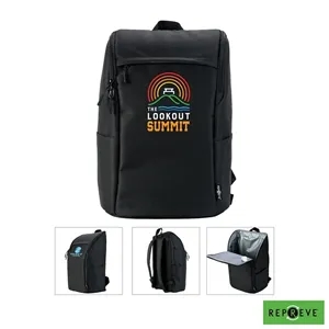 Coral Repreve® RPET 20-Can Backpack Cooler | https://www.bestnamebadges.com
