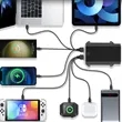 240W Multi-Port USB Fast Charging Station with Display | https://www.bestnamebadges.com