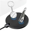 15W Digital Display Round Wireless Charger | https://www.bestnamebadges.com