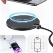15W Digital Display Round Wireless Charger | https://www.bestnamebadges.com
