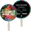 Sandwich Hand Fan (2-sided) | https://www.bestnamebadges.com