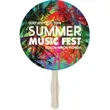 Sandwich Hand Fan (2-sided) | https://www.bestnamebadges.com