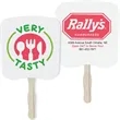 Sandwich Hand Fan (2-sided) | https://www.bestnamebadges.com