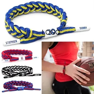 Adjustable Team Star Shoelace Wristbands
