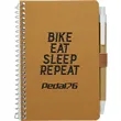 FSC® Mix 4" x 6" Pocket Spiral Notebook with Pen | https://www.bestnamebadges.com