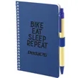 FSC® Mix 4" x 6" Pocket Spiral Notebook with Pen | https://www.bestnamebadges.com