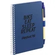 FSC® Mix 4" x 6" Pocket Spiral Notebook with Pen | https://www.bestnamebadges.com