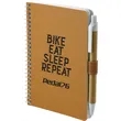 FSC® Mix 4" x 6" Pocket Spiral Notebook with Pen | https://www.bestnamebadges.com