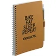 FSC® Mix 4" x 6" Pocket Spiral Notebook with Pen | https://www.bestnamebadges.com