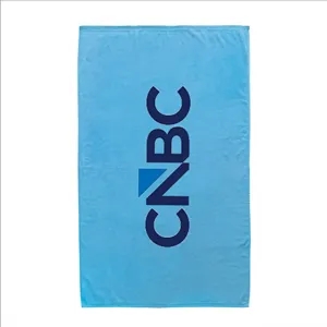 Luxury USA Cotton Terry Velour Beach Towel - (35" x 60")