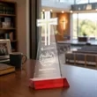 Cross Award - Red | https://www.bestnamebadges.com