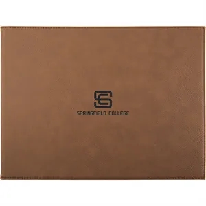 Dark Brown Leatherette Certificate Holder