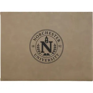 Light Brown Leatherette Certificate Holder