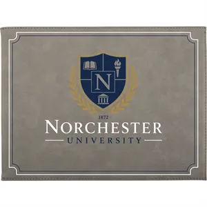Gray Leatherette Certificate Holder