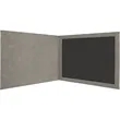 Gray Leatherette Certificate Holder | https://www.bestnamebadges.com