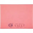 Pink Leatherette Certificate Holder | https://www.bestnamebadges.com
