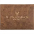 Leatherette Rustic/Gold Certificate Holder | https://www.bestnamebadges.com