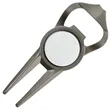 Geo Divot Tool with Bottle Opener | https://www.bestnamebadges.com