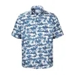 Men's Custom Sublimated Polyester Mesh Hawaiian Shirt | https://www.bestnamebadges.com
