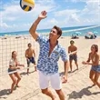 Men's Custom Sublimated Polyester Mesh Hawaiian Shirt | https://www.bestnamebadges.com
