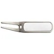 Shiny Nickel Bent Tab Tool | https://www.bestnamebadges.com