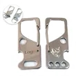 Multitool Carabiner Keychain Clip | https://www.bestnamebadges.com