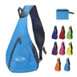 Large Foldable Travel Crossbody Sling Bag | https://www.bestnamebadges.com