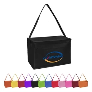 6 Can Non Woven Insulated Cooler Bag W/ Pocket