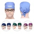Cotton Unisex Surgical Scrub Cap | https://www.bestnamebadges.com