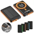 5000mAh Magnetic Solar Wireless Power Bank with Flashlight | https://www.bestnamebadges.com