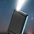 5000mAh Magnetic Solar Wireless Power Bank with Flashlight | https://www.bestnamebadges.com