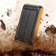5000mAh Magnetic Solar Wireless Power Bank with Flashlight | https://www.bestnamebadges.com