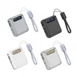 35W 10000mAh Power Bank with Built-in Cable and LED Display | https://www.bestnamebadges.com