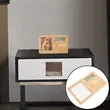 Bamboo Digital Clock with LED Display and Night Light | https://www.bestnamebadges.com