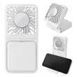 Foldable Portable Mini Fan with Phone Stand | https://www.bestnamebadges.com