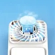 Foldable Portable Mini Fan with Phone Stand | https://www.bestnamebadges.com
