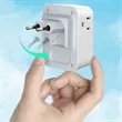 Foldable Universal Power Adapter with USB and Type-C Ports | https://www.bestnamebadges.com