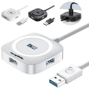 USB Hub Splitter with Multiple Ports and Data Transfer