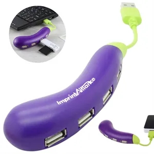 Fruit Shape 4-Port USB Hub Set for Laptop & PC