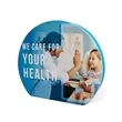 3D Circle Backdrop Hardware 8ft | https://www.bestnamebadges.com