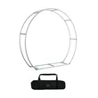 3D Circle Backdrop Hardware 8ft | https://www.bestnamebadges.com
