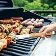 3-Piece Stainless Steel BBQ Tool Set w/ Handles & Case | https://www.bestnamebadges.com