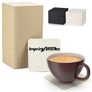 Premium Thickened Absorbent Paper Square Coaster