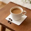 Premium Thickened Absorbent Paper Square Coaster | https://www.bestnamebadges.com