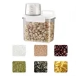 Dry Food Storage Container w/ Pour Spout & Measuring Cup Lid | https://www.bestnamebadges.com