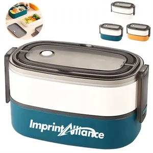 2-Tier Stainless Steel Leak-Proof Insulated Bento Lunch Box