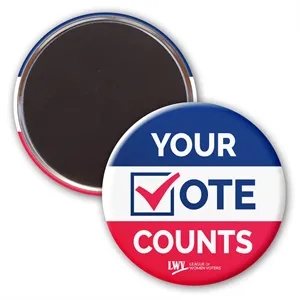3 Diam Round Button w/ Magnet