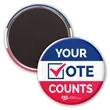 3 Diam Round Button w/ Magnet | https://www.bestnamebadges.com