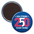 2-3/16 Diam Round Button w/ Magnet | https://www.bestnamebadges.com